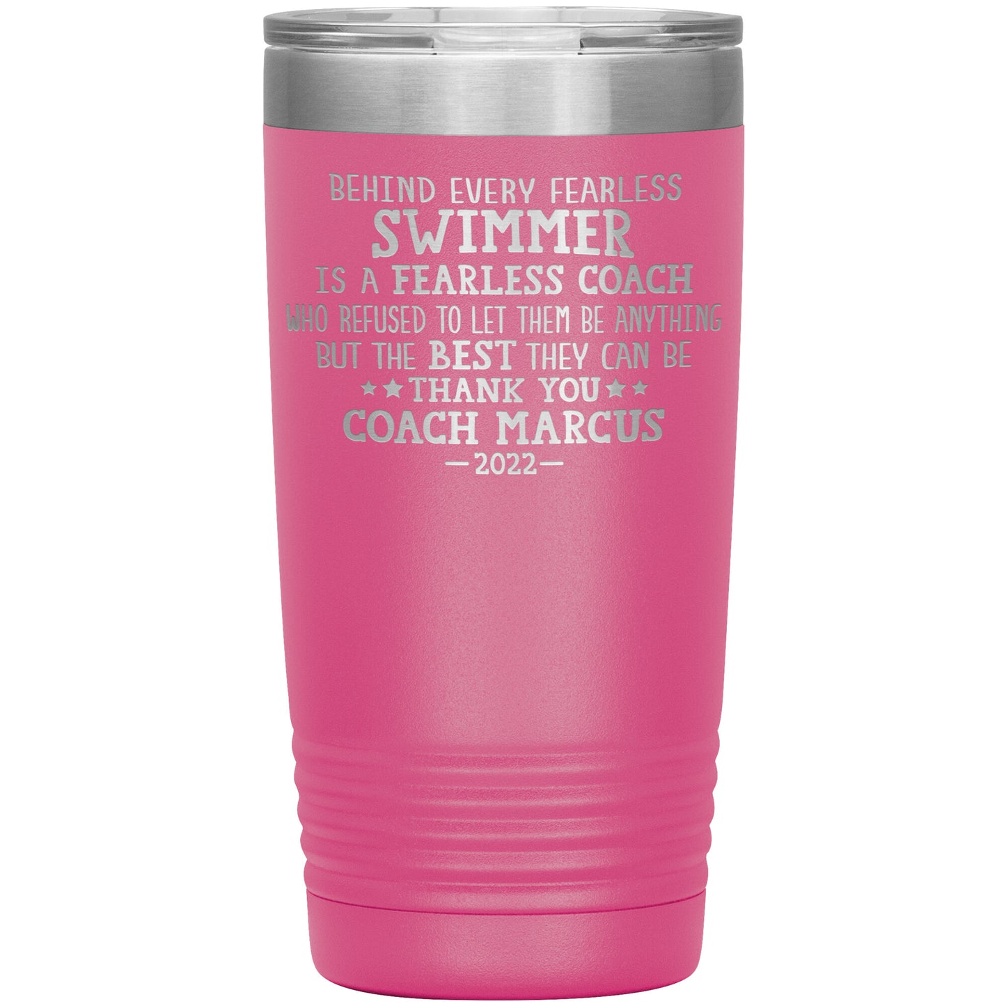Fearless Swimming Coach Tumbler