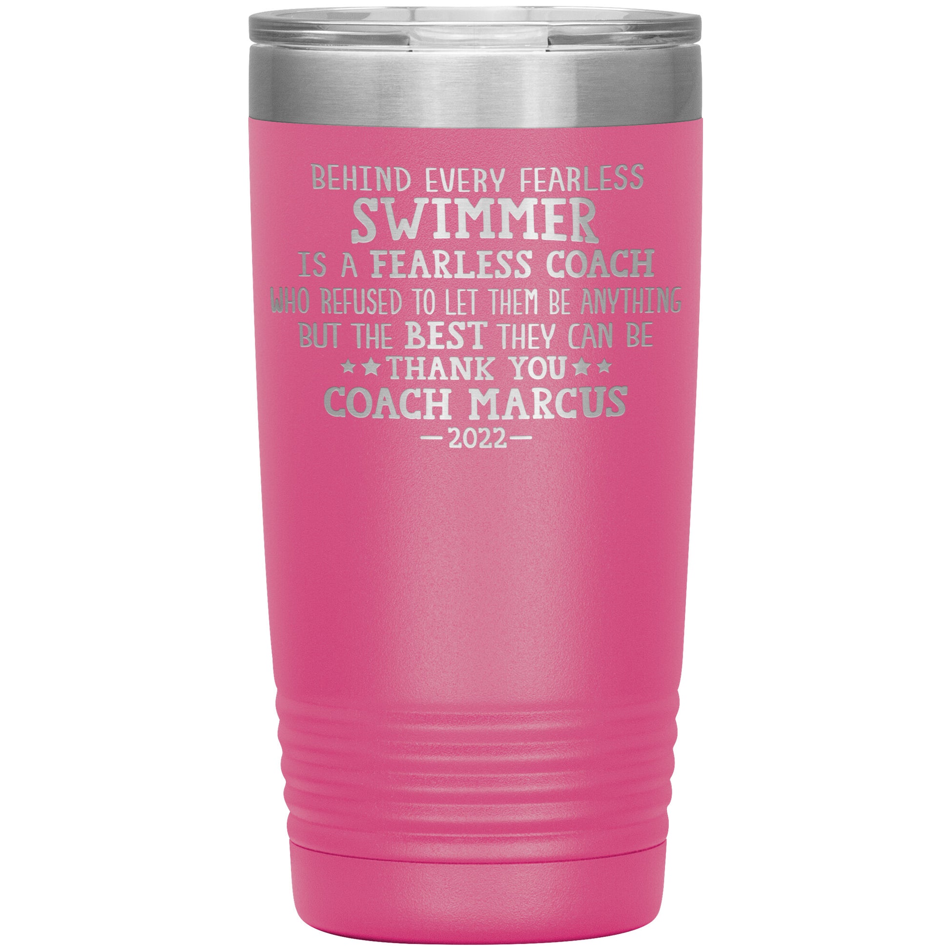 Fearless Swimming Coach Tumbler