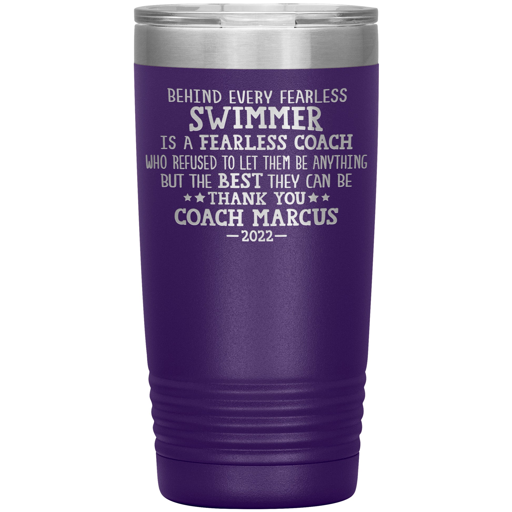 Fearless Swimming Coach Tumbler