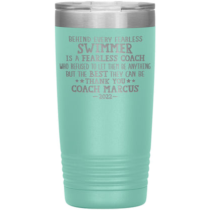 Fearless Swimming Coach Tumbler
