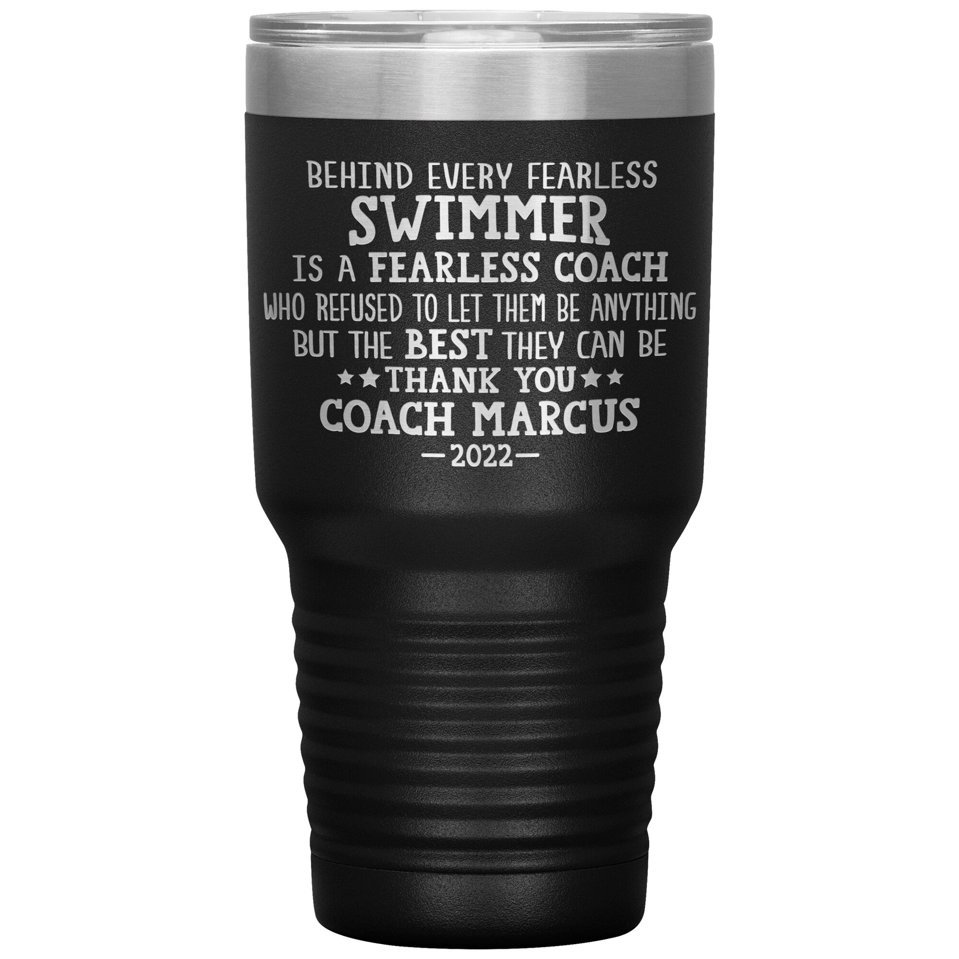 Fearless Swimming Coach Tumbler