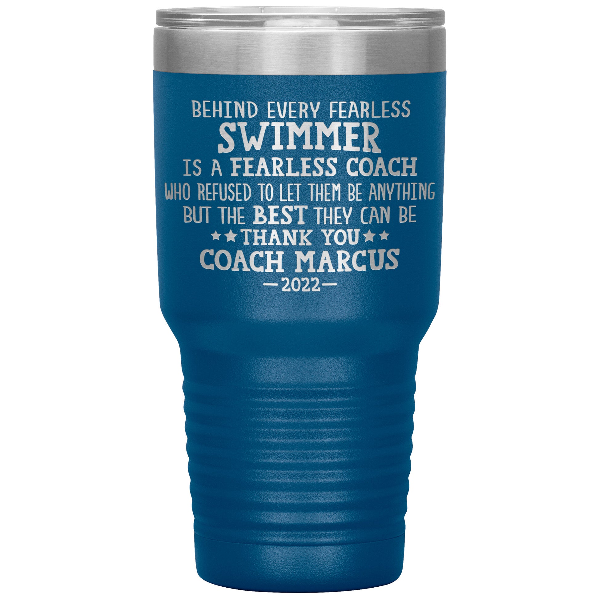 Fearless Swimming Coach Tumbler