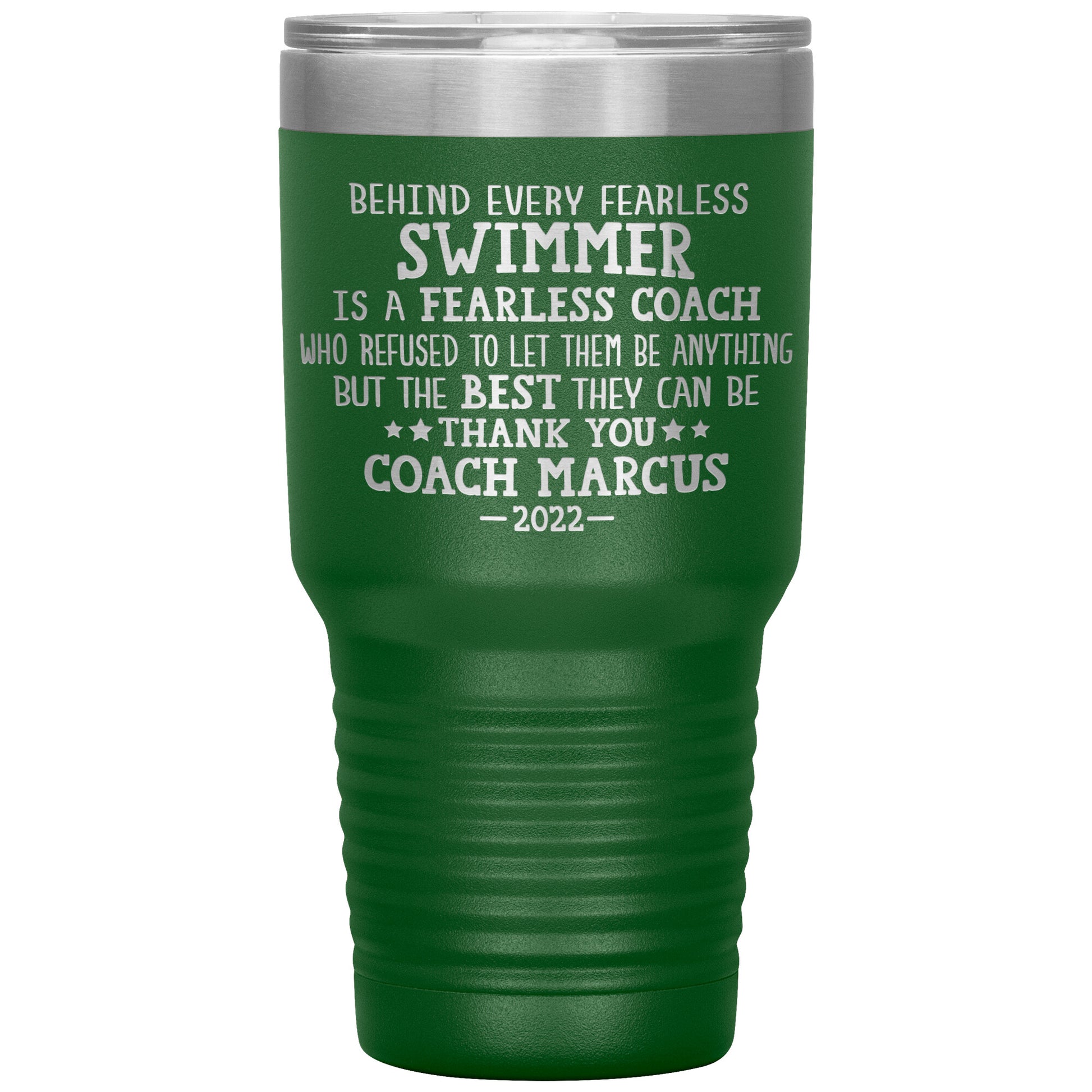 Fearless Swimming Coach Tumbler