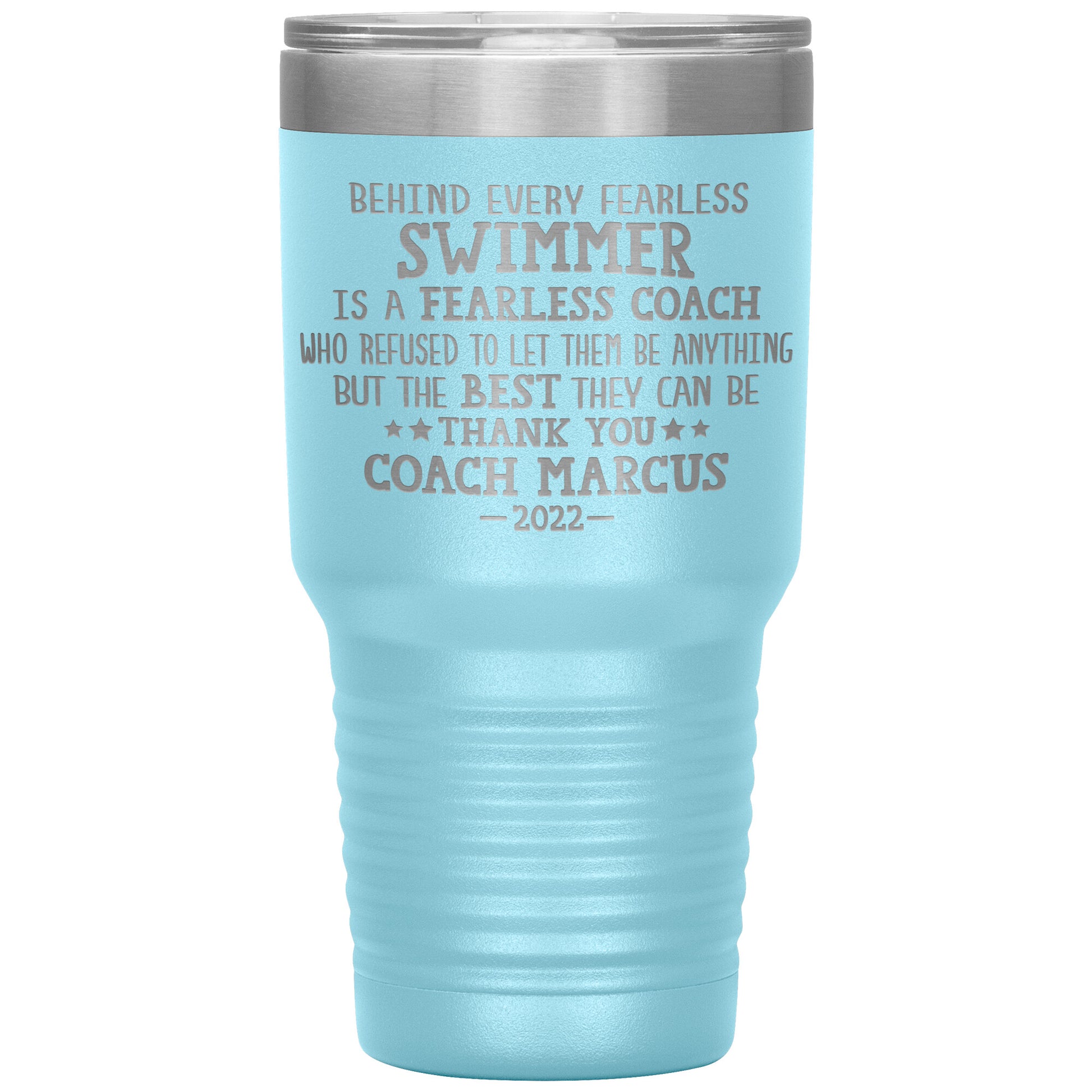 Fearless Swimming Coach Tumbler