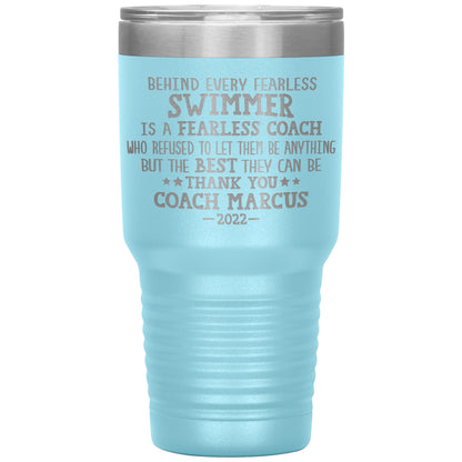 Fearless Swimming Coach Tumbler