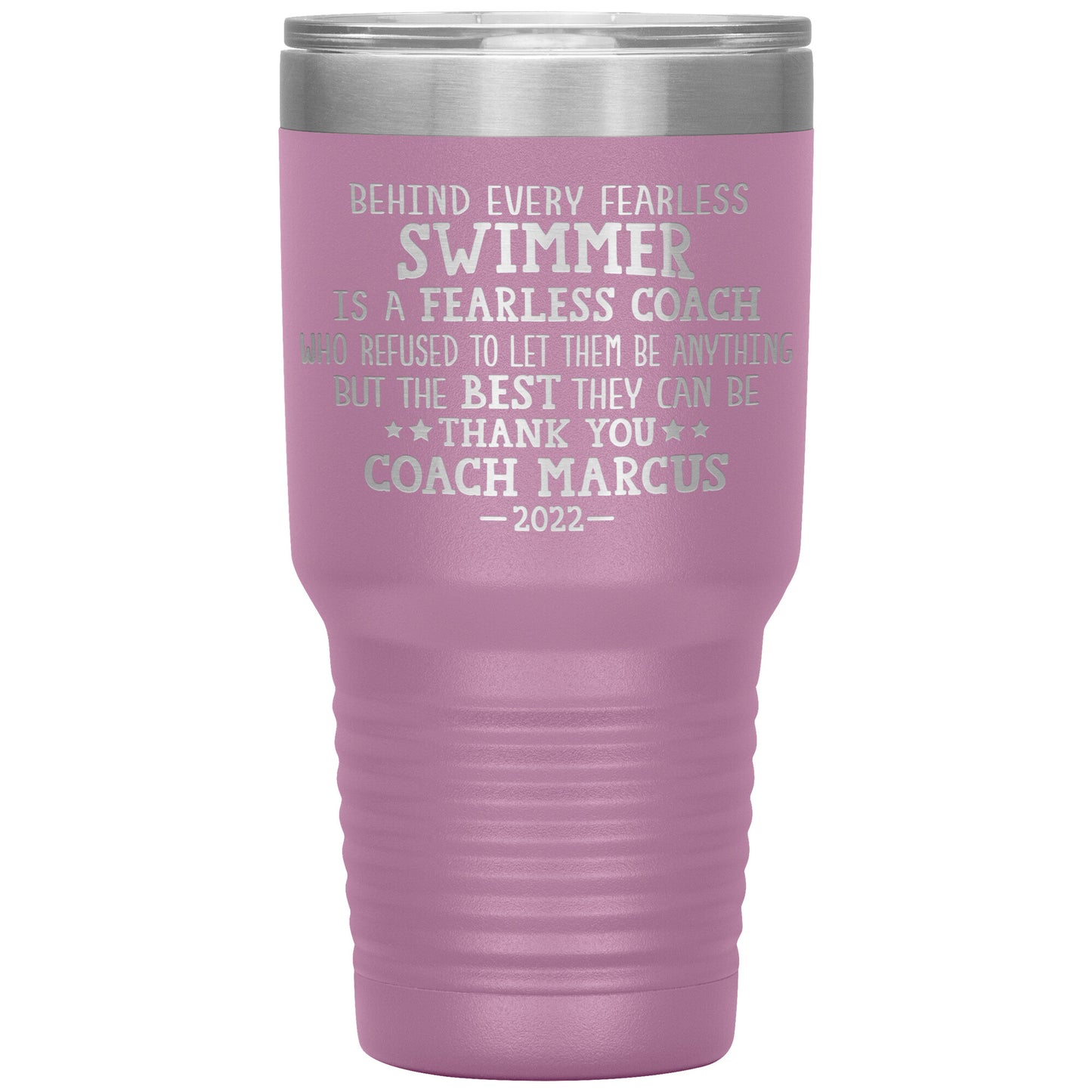 Fearless Swimming Coach Tumbler