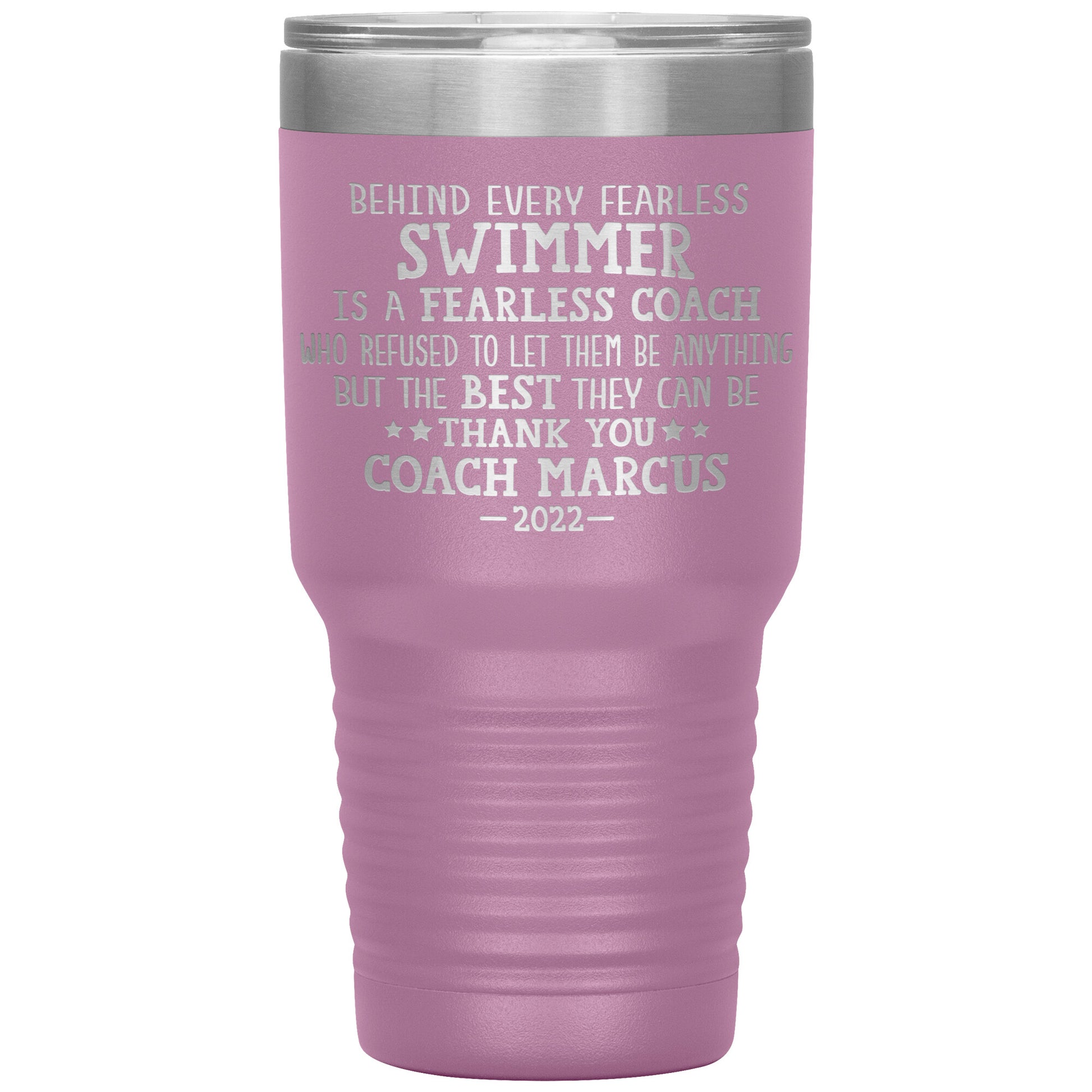 Fearless Swimming Coach Tumbler