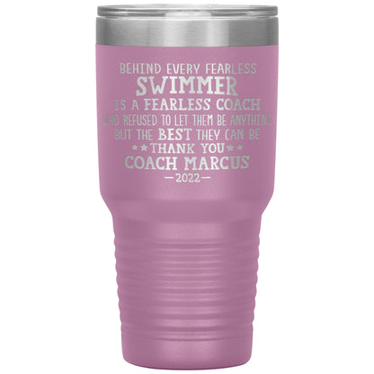 Fearless Swimming Coach Tumbler