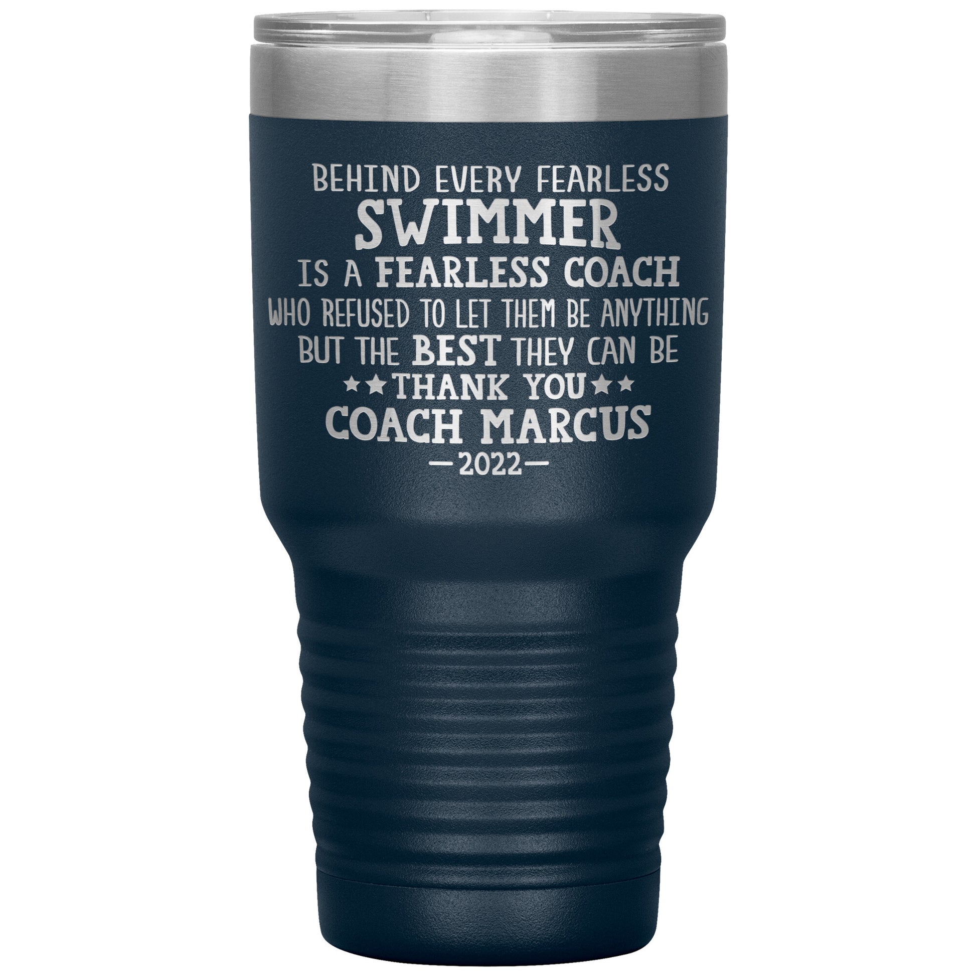 Fearless Swimming Coach Tumbler
