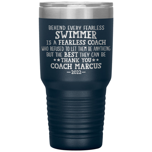 Fearless Swimming Coach Tumbler