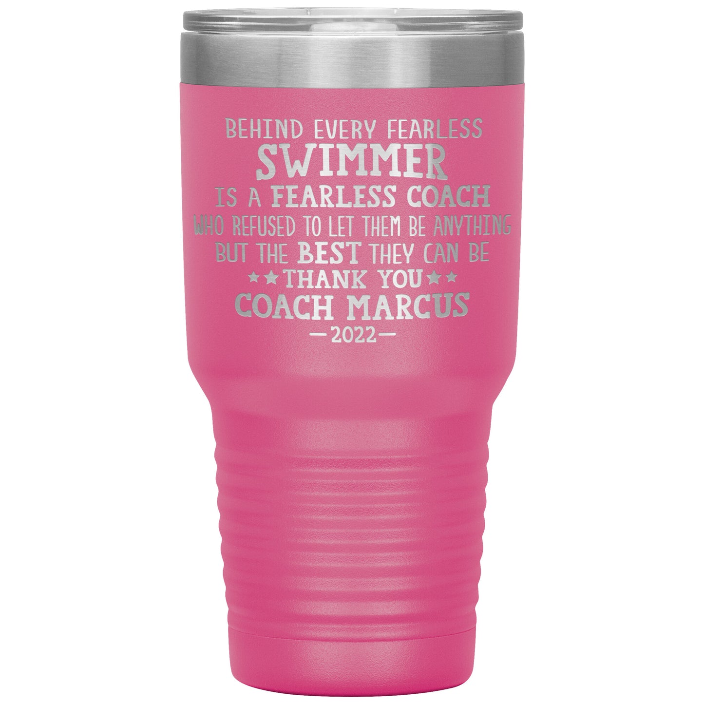 Fearless Swimming Coach Tumbler