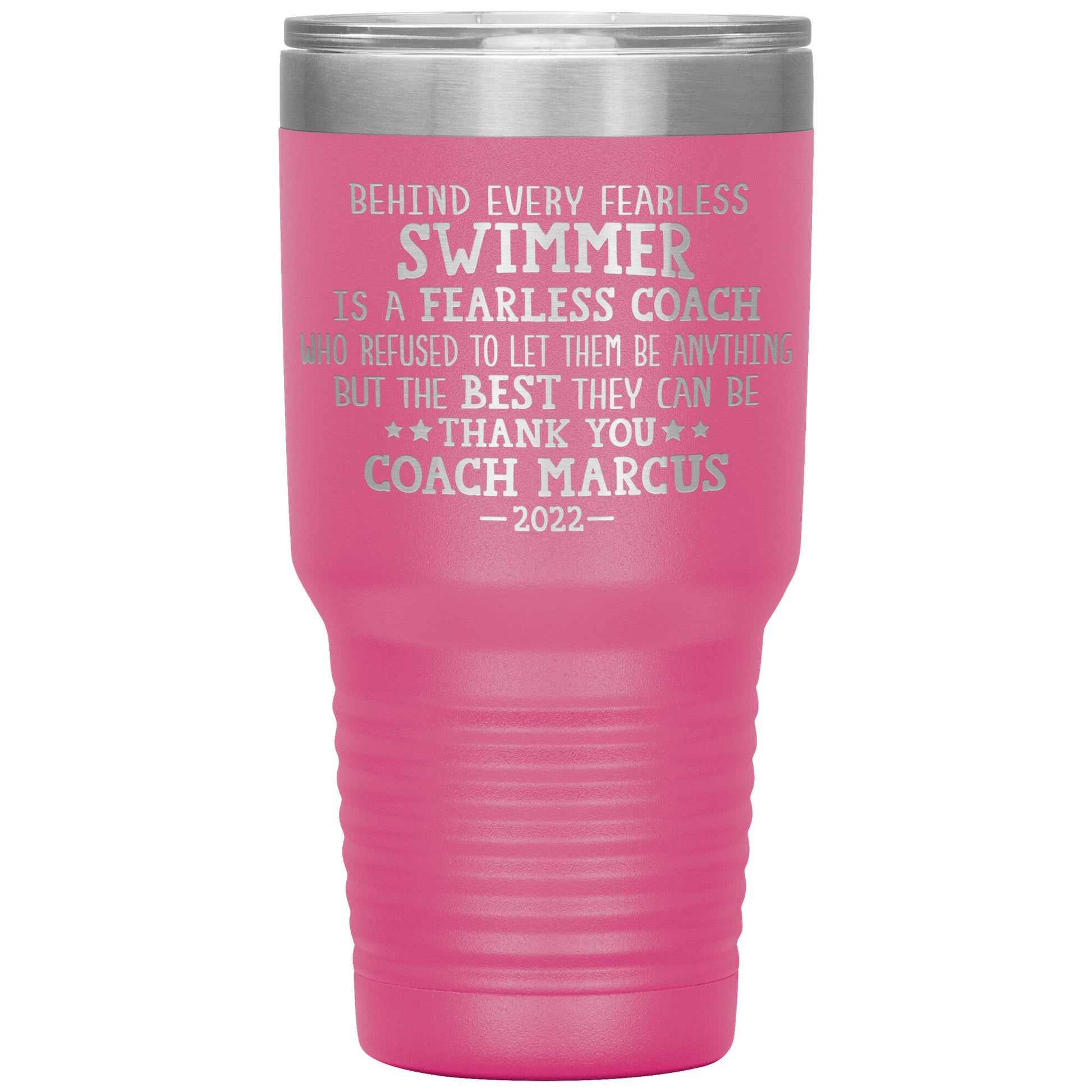 Fearless Swimming Coach Tumbler