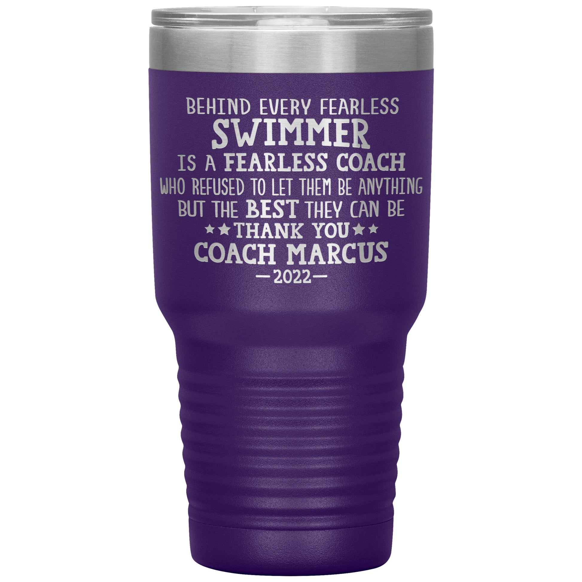 Fearless Swimming Coach Tumbler