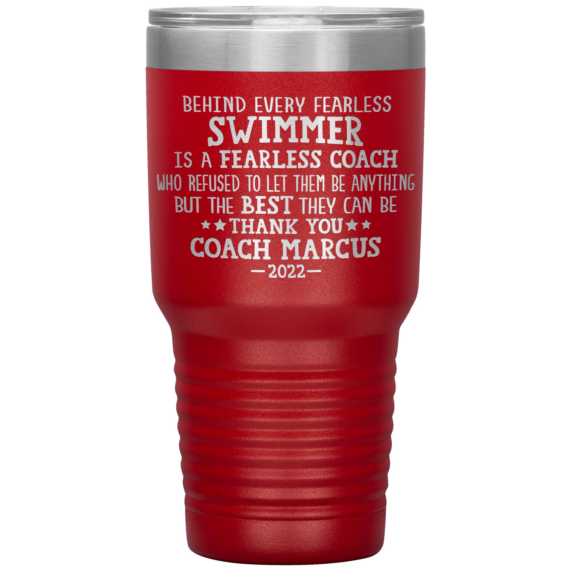 Fearless Swimming Coach Tumbler