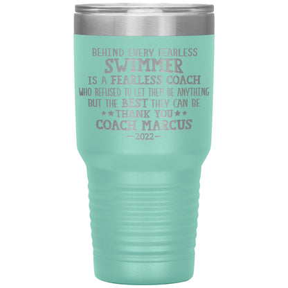 Fearless Swimming Coach Tumbler