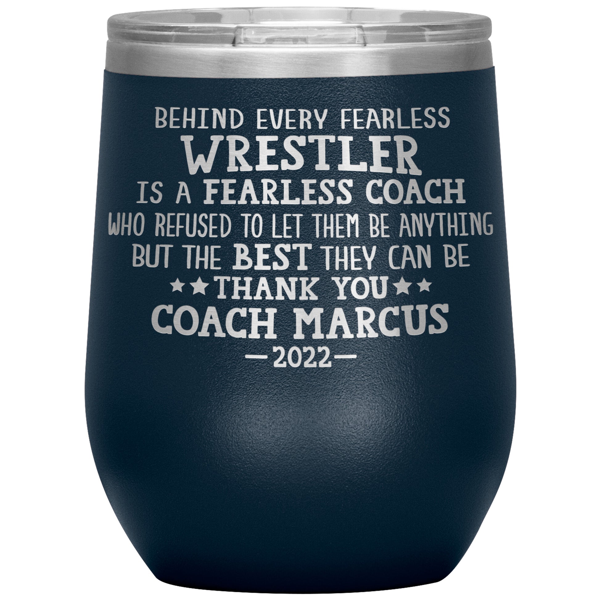 Fearless Wrestling Coach Tumbler