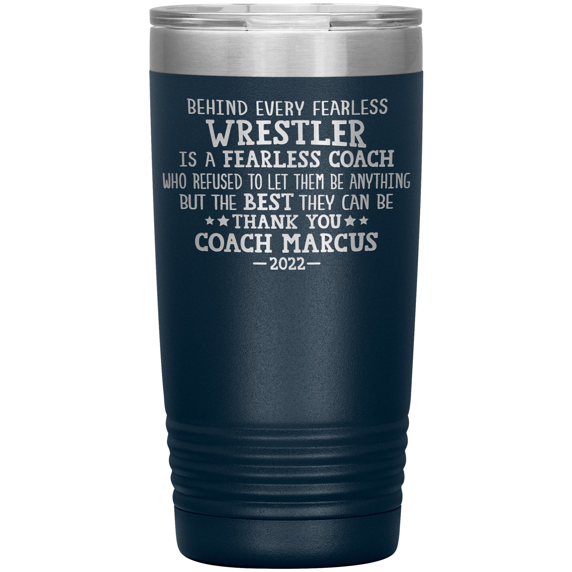 Fearless Wrestling Coach Tumbler