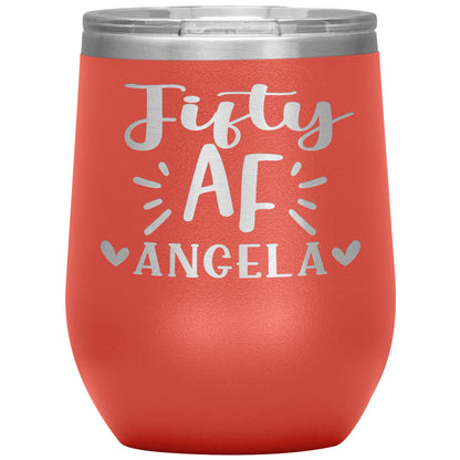 Fifty AF 50th Birthday Tumbler