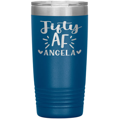 Fifty AF 50th Birthday Tumbler