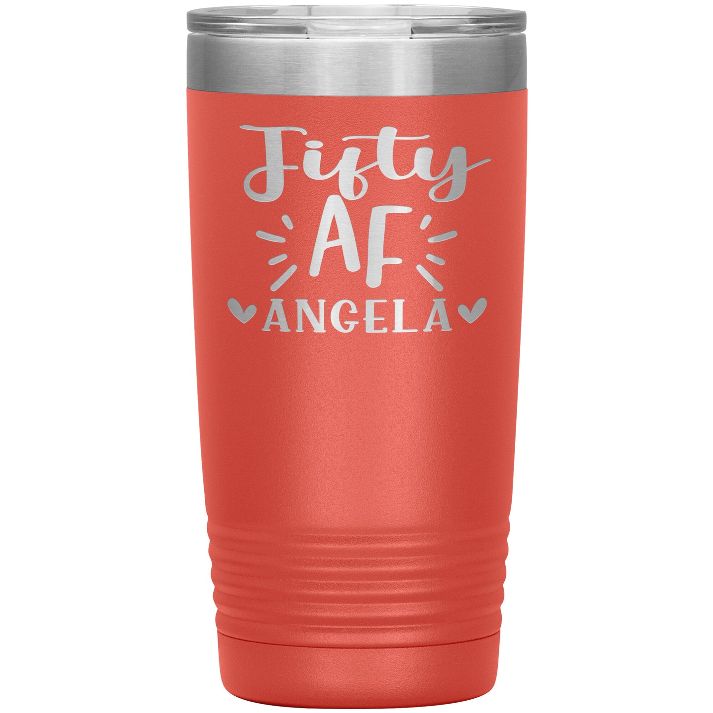 Fifty AF 50th Birthday Tumbler