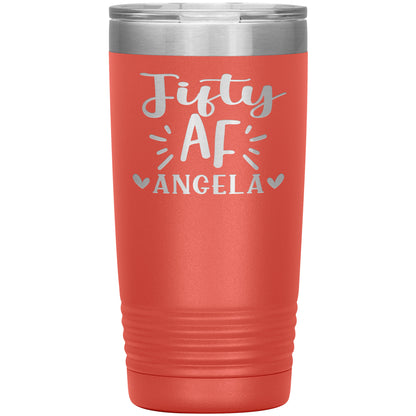Fifty AF 50th Birthday Tumbler