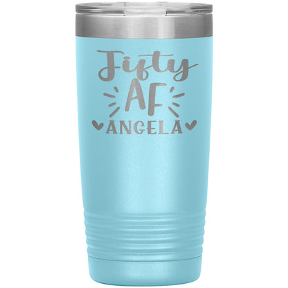 Fifty AF 50th Birthday Tumbler