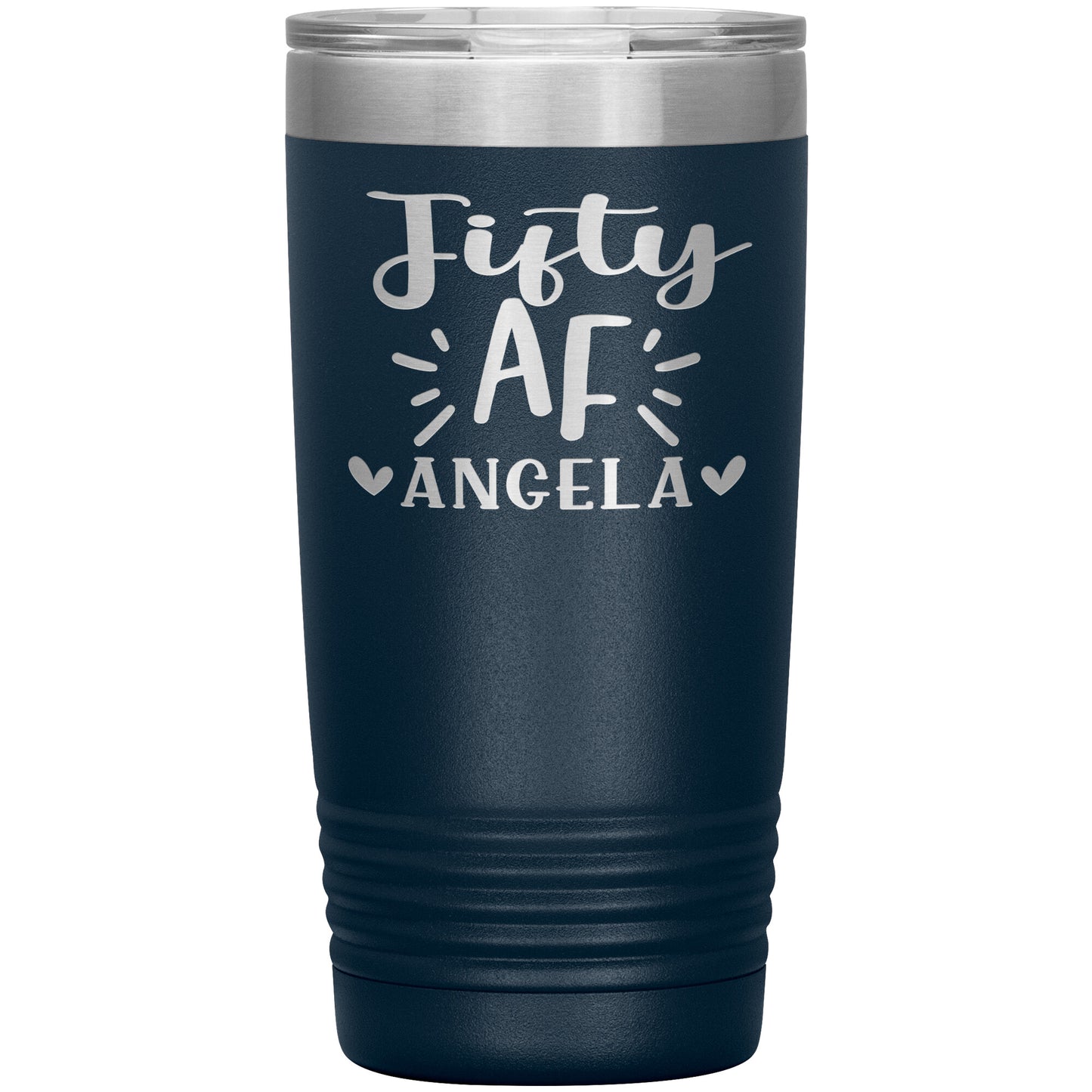 Fifty AF 50th Birthday Tumbler