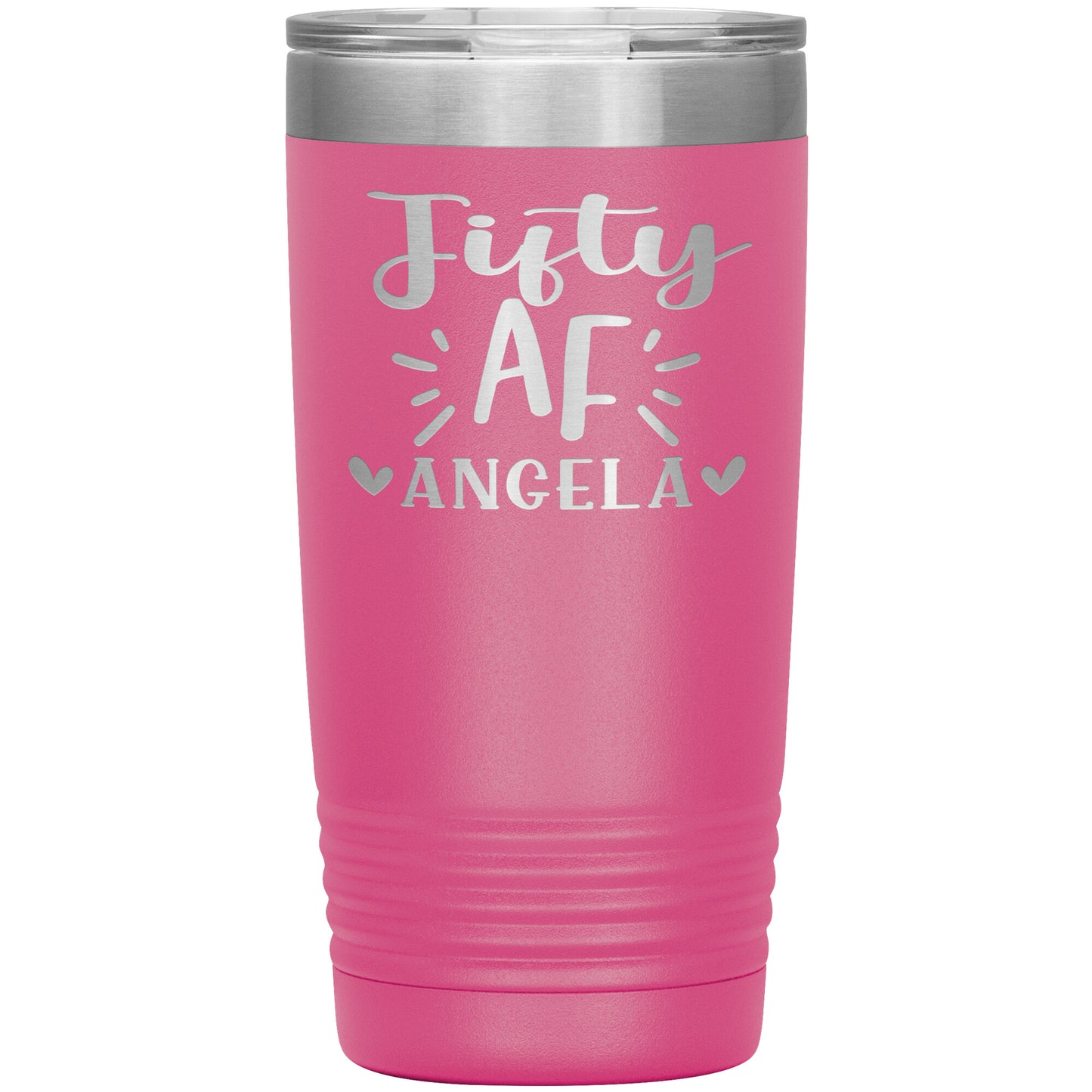 Fifty AF 50th Birthday Tumbler