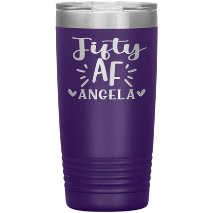 Fifty AF 50th Birthday Tumbler