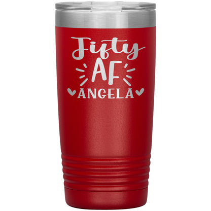 Fifty AF 50th Birthday Tumbler