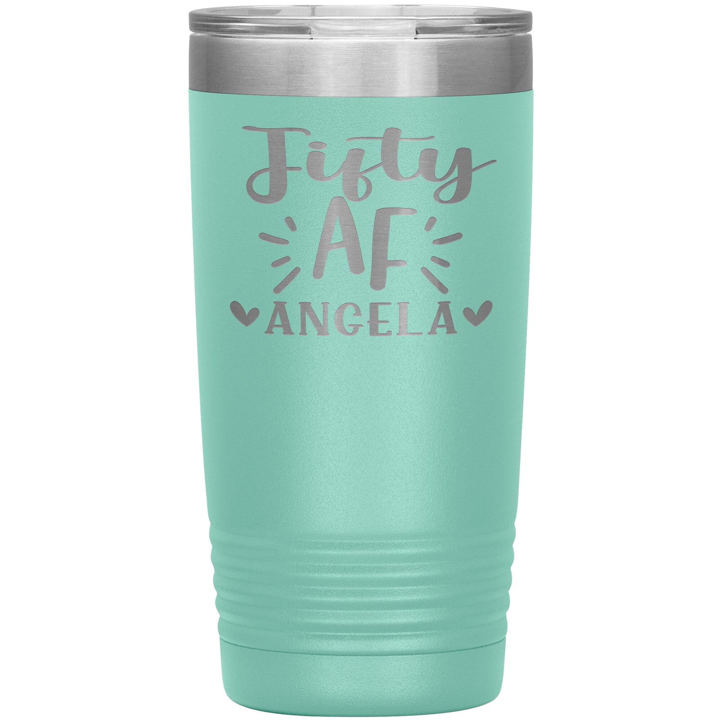 Fifty AF 50th Birthday Tumbler
