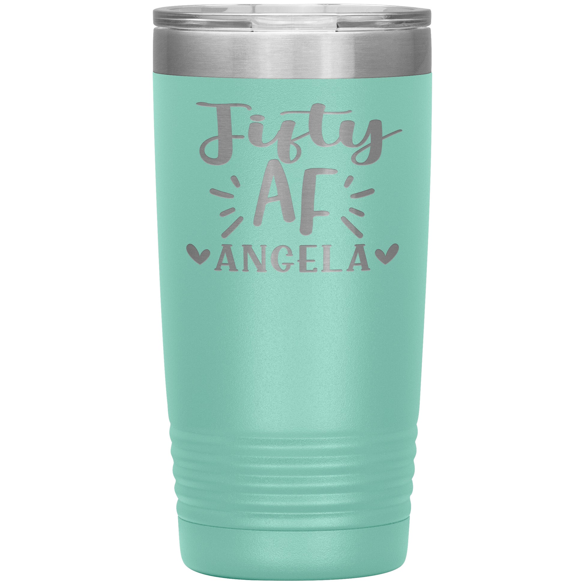 Fifty AF 50th Birthday Tumbler