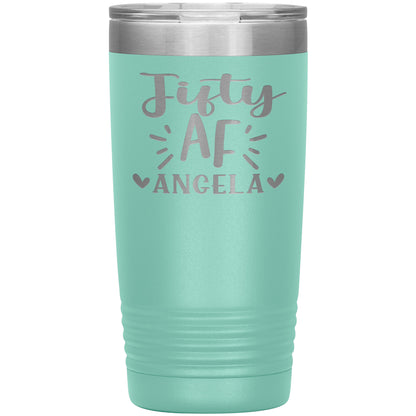 Fifty AF 50th Birthday Tumbler