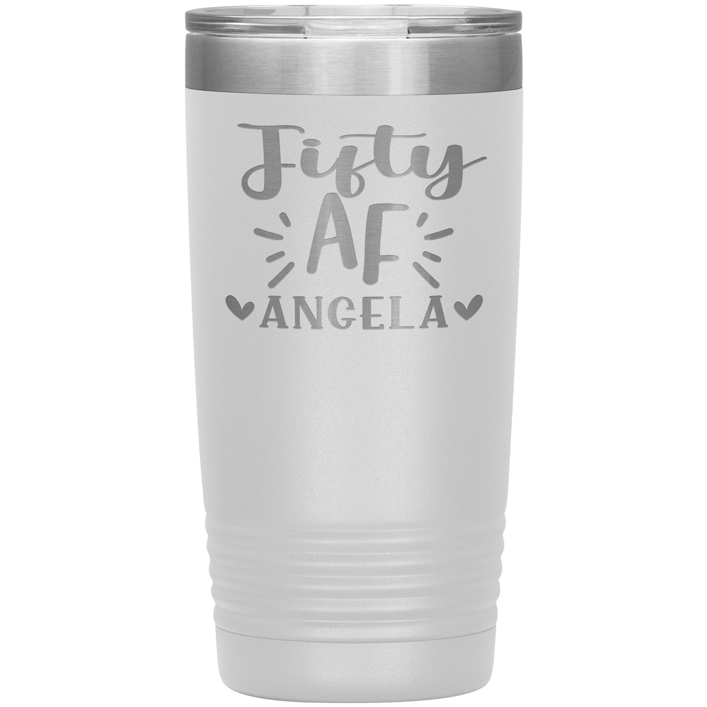 Fifty AF 50th Birthday Tumbler