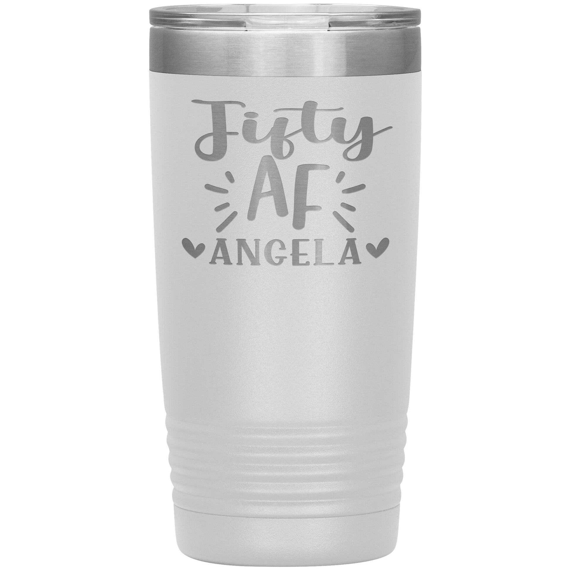 Fifty AF 50th Birthday Tumbler