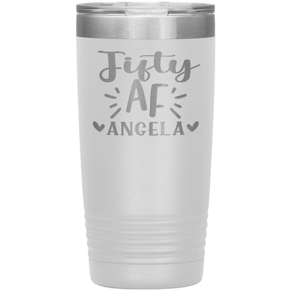 Fifty AF 50th Birthday Tumbler