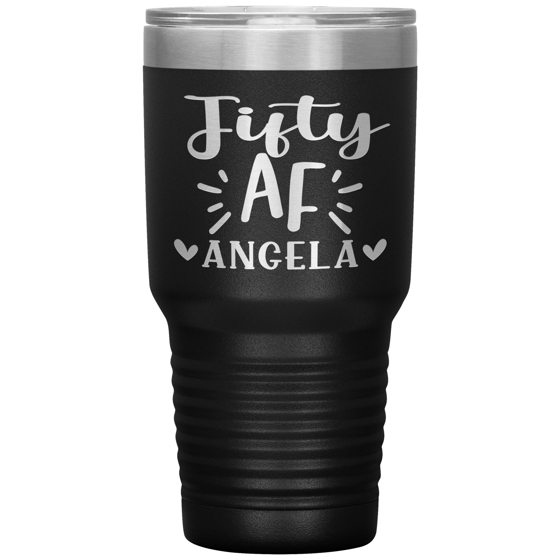 Fifty AF 50th Birthday Tumbler