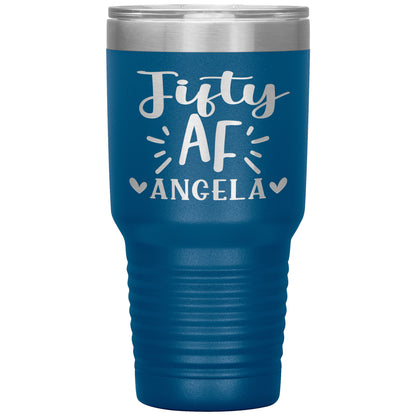 Fifty AF 50th Birthday Tumbler