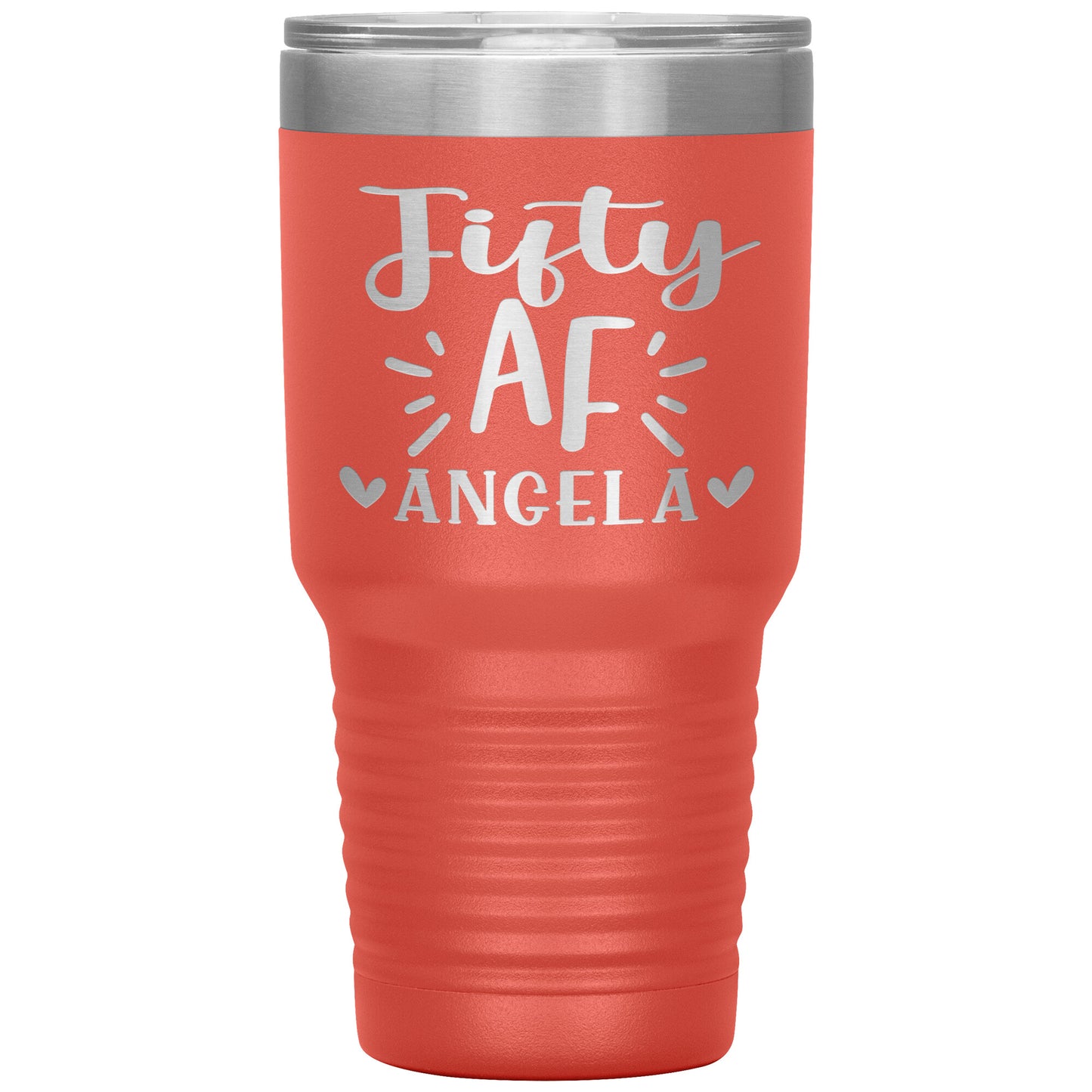 Fifty AF 50th Birthday Tumbler