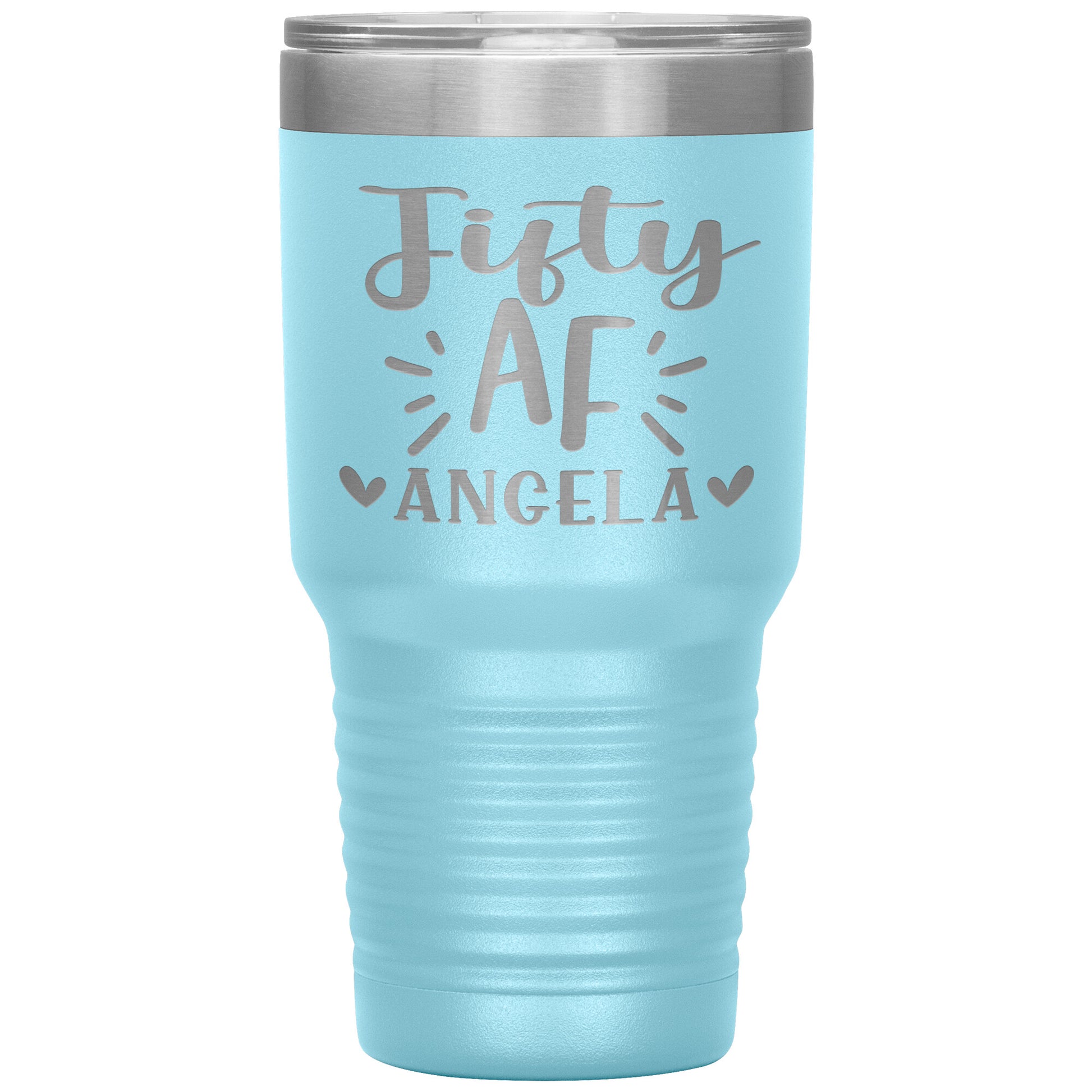 Fifty AF 50th Birthday Tumbler