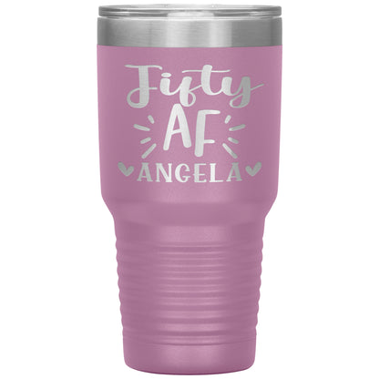 Fifty AF 50th Birthday Tumbler