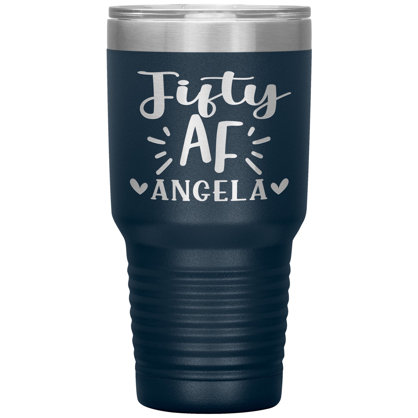Fifty AF 50th Birthday Tumbler