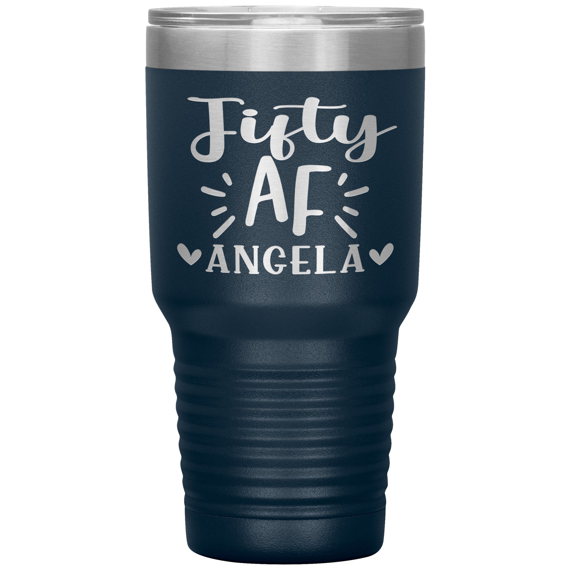 Fifty AF 50th Birthday Tumbler