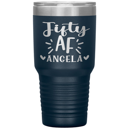 Fifty AF 50th Birthday Tumbler