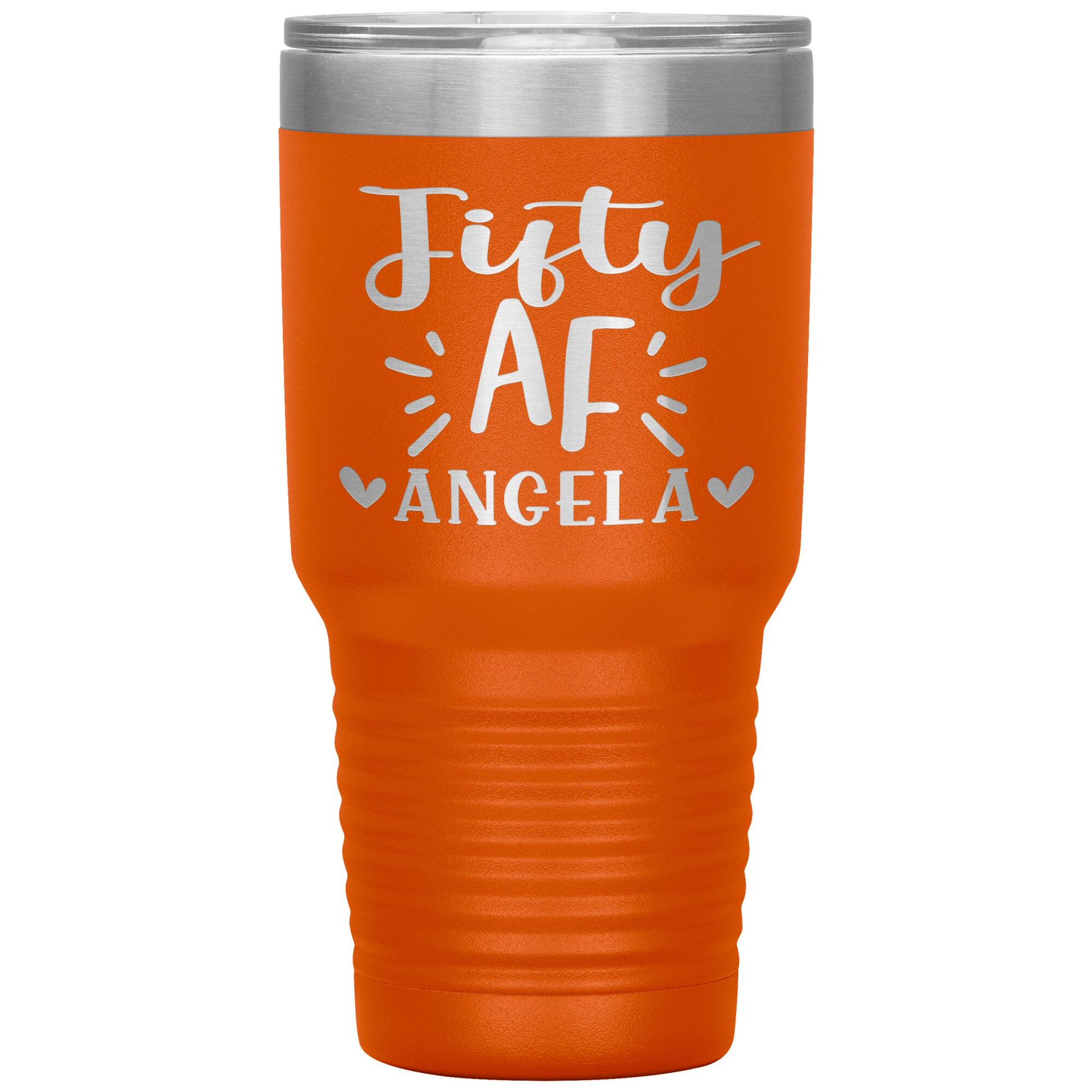 Fifty AF 50th Birthday Tumbler