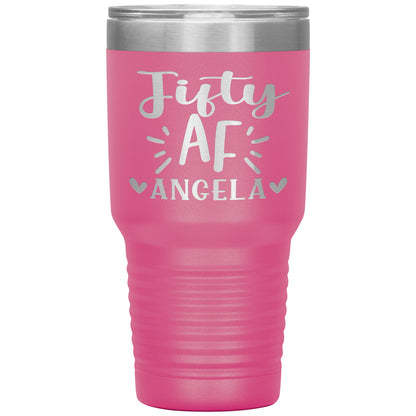Fifty AF 50th Birthday Tumbler