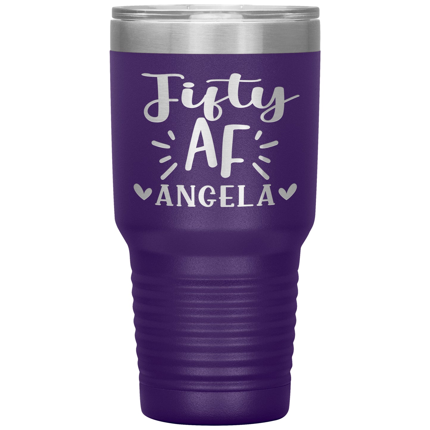 Fifty AF 50th Birthday Tumbler