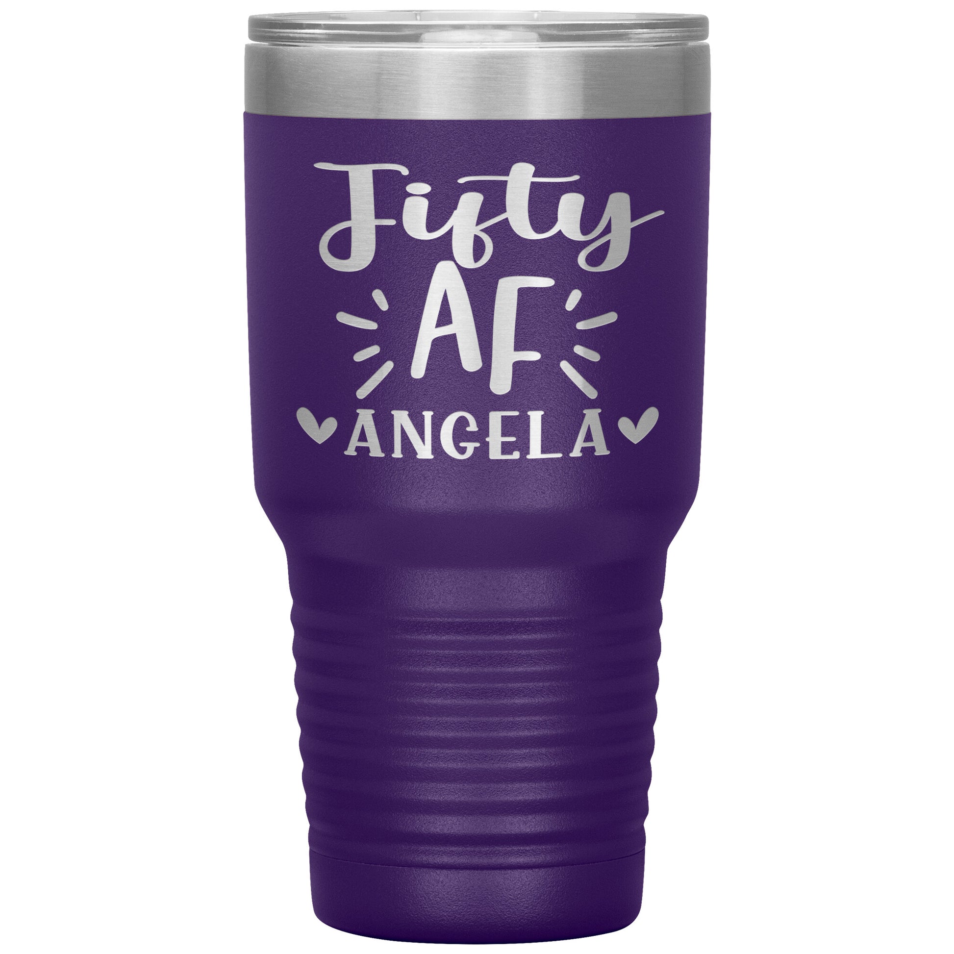 Fifty AF 50th Birthday Tumbler