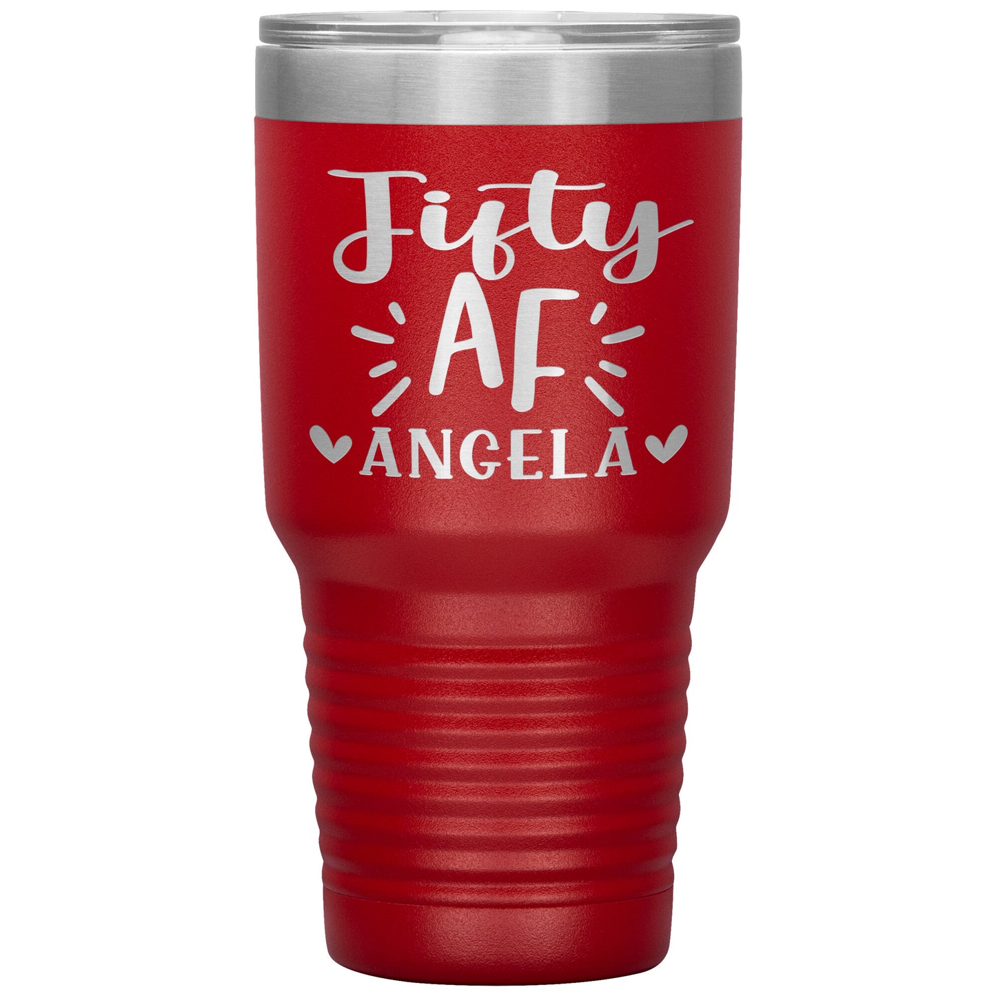 Fifty AF 50th Birthday Tumbler