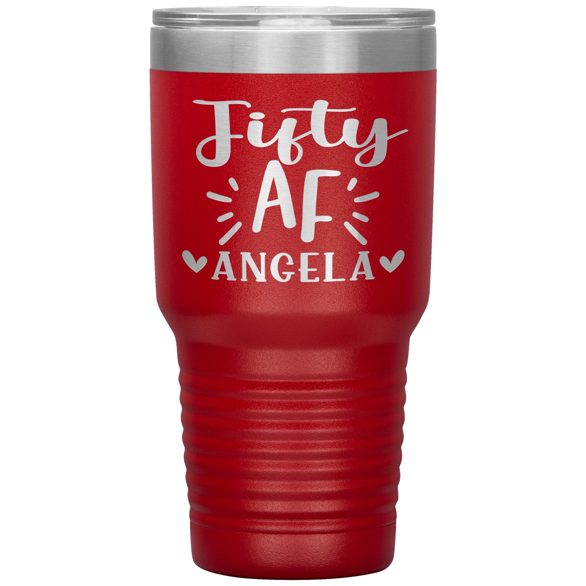 Fifty AF 50th Birthday Tumbler